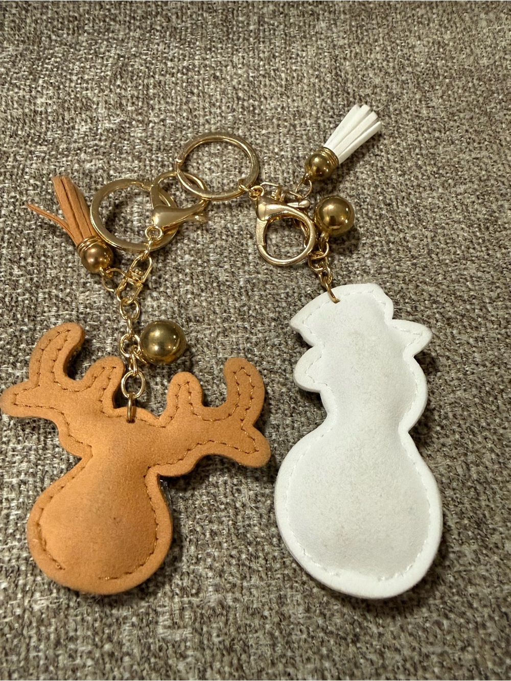 Rhinestone Holiday Keychain Set - Picture 4 of 4